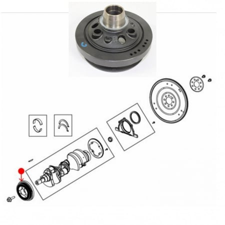 مكرة سير صدر المكينه جيب - دوج - كرايسلر 2011-2021 محرك 5.7 V8 اصلي موبار شامل رسوم الشحن