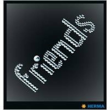 ملصق هيرما كريستال كلمة friends