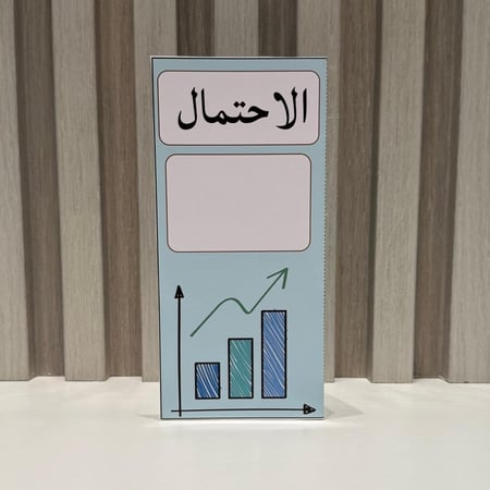 مطوية الاحتمال رياضيات الصف الأول متوسط الفصل الدراسي الثالث