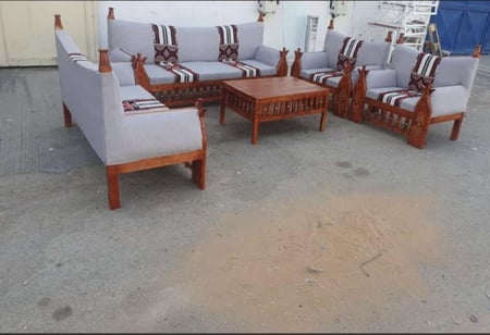 جلسة خارجية طقم خشب شداد