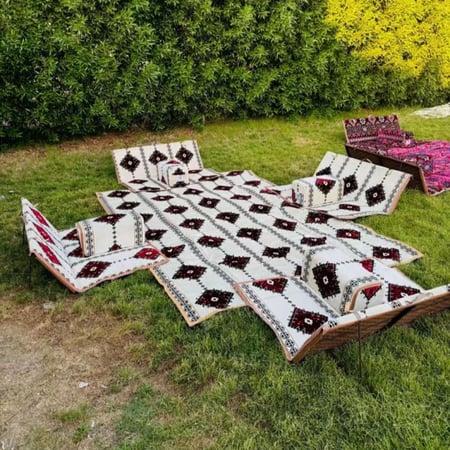 طقم جلسة 8اشخاص بيج