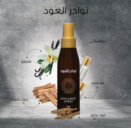 معطر جسم نوادر العود