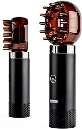 مبخرة كهربائية بمشط ovast في 1 قابل لاعادة الشحن للشعر والمنزل والمكت