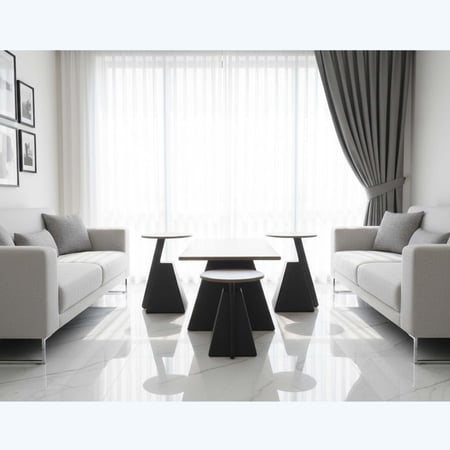 طاولات عصرية 4+1