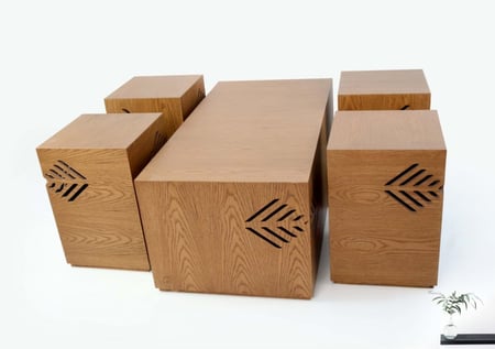 طقم ديكور محفر