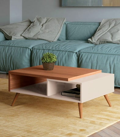 طاولة وسط خشب ام دي اف، 100×45× 50 سم