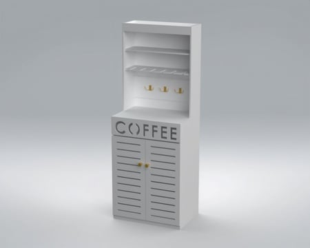 ركن القهوة بشكل ديكوري