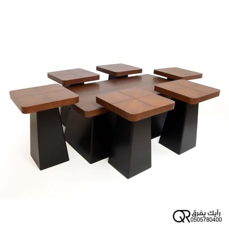 طاولات قهوة عصرية مربع 6+1