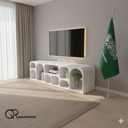 طاولة تلفاز عصرية من الخشب