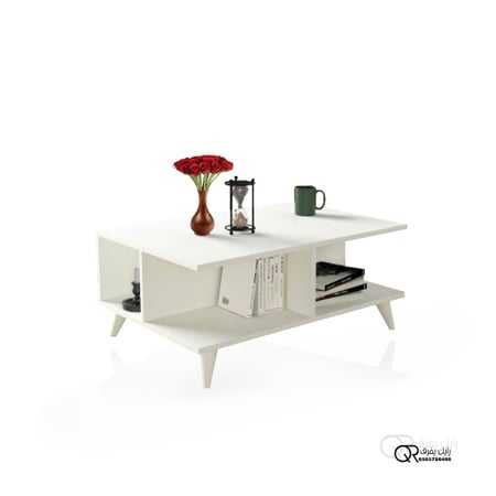 طاولة وسط من خشبي للأثاث