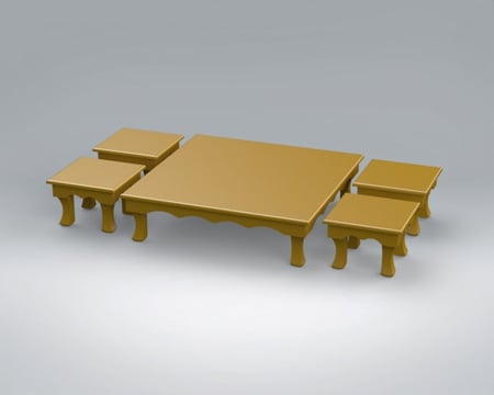 طاولة ضيافة نمط مجلس عرب