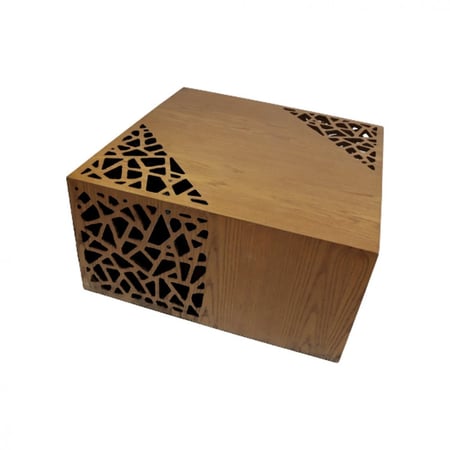 طاولة وسط خشب سنديان