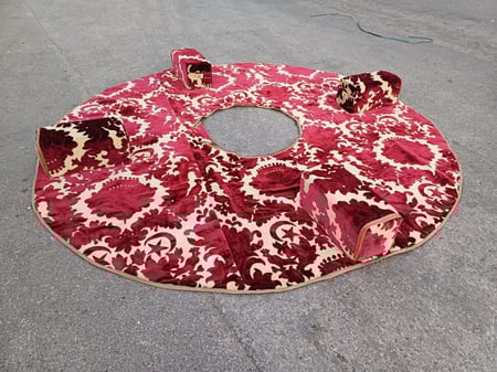 جلسة خارجية للحوش جلسات ارضية جلسات شعبية مع تكايات ومساند لظهر توصيل