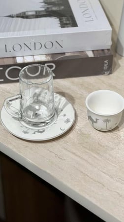 طقم كاسات وفناجيل