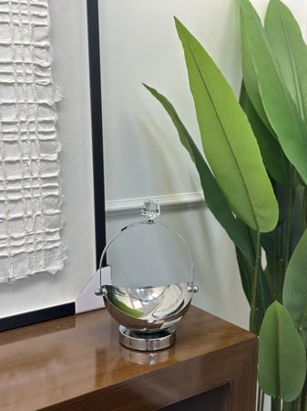 صحن تقديم شيال فضي