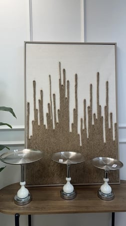 صحن تقديم فضي