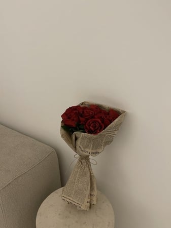 باقة ورد صناعي