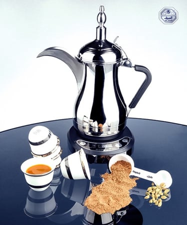 دلة الخليج الكهربائية لصناعة القهوة العربية