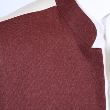 سديري دبل فيس عنابي مع اف وايت