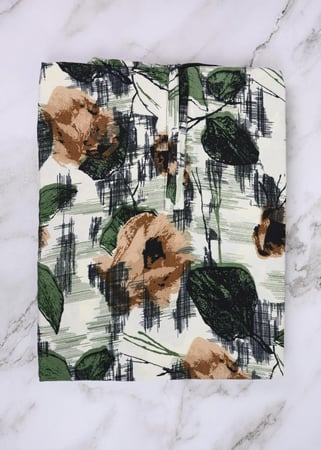 شرشف صلاة بنقشة زهور