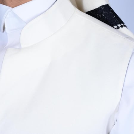 سديري رجالي دبل فيس أبيض كحلي M