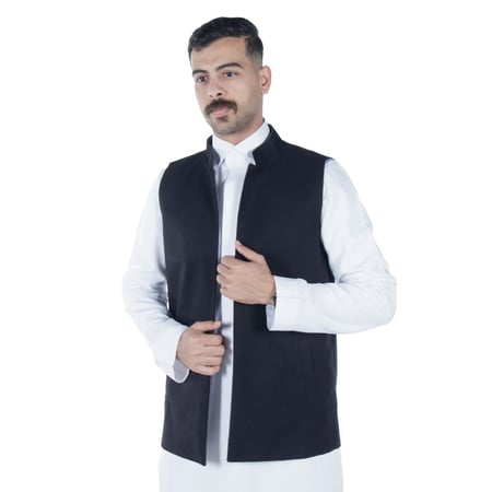 Mسديري دبل فيس أسود  غامق ورمادي A5