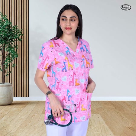 تي شيرت طبي مميز Cherokee