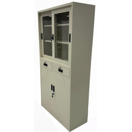 دولاب حديد درفتين مع ادراج