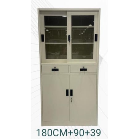 دولاب حديد درفتين مع ادراج