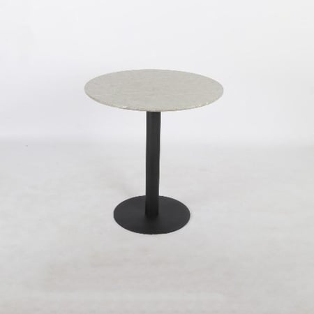 طاولة كوفي خشب دائرية اسود 70*74سم