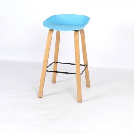 كرسي بار خشب منجد