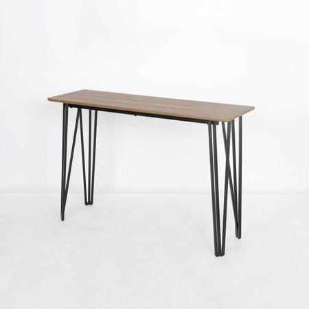 طاولة مدخل ( كونسول) بتصميم خشبي