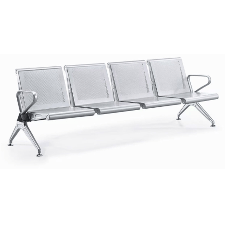 كرسي انتظار خمسة مقاعد حديد