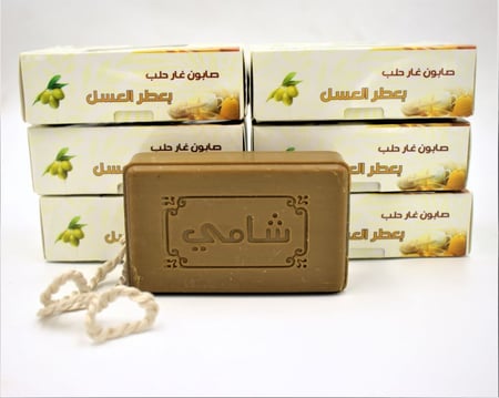 صابون غار شامى بعطر العسل كرتون شد 24 حبة
