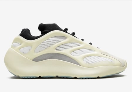Yeezy X Adidas 700 Cream/Grey Fabric And Rubber