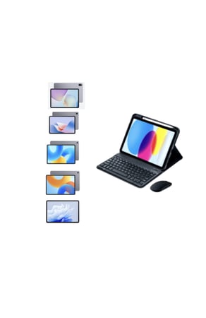 كفر وكيبورد وماوس لتابلت هواوي ميت باد 11.5 اس لون اسود - Keyboard cover with pencil holder for matepad 11.5 S