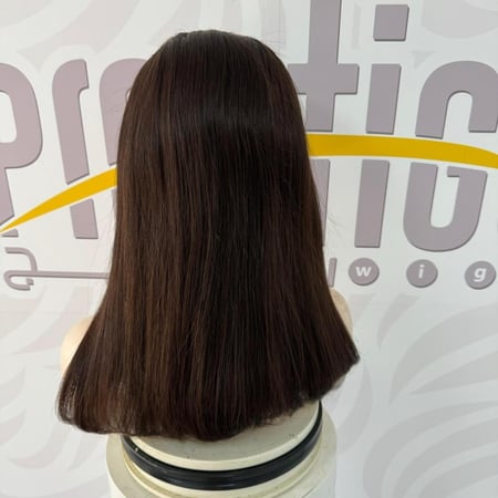 باروكه شعر طبيعي 14 انش جذور كامله فروه حرير