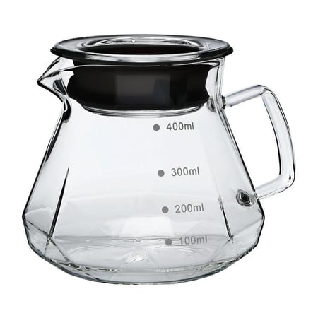 إبريق قهوة زجاجي