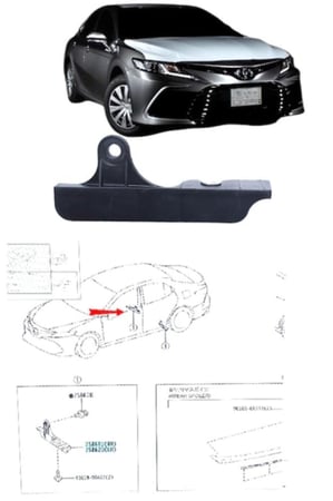 قاعدة سمكة يمين كامري 2018 / 2024 وكالة