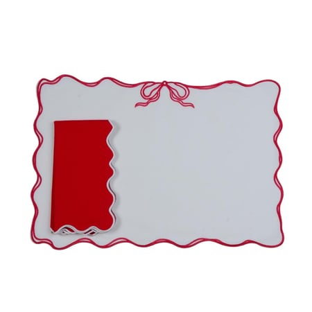 Red bow set