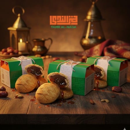 3 بوكس كليجا ميني بدبس التمر