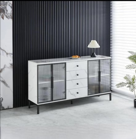 دولاب بوفية بني مقاس 40*87*160