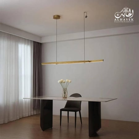 ثريا ويفر كراك ذهبي مستطيل