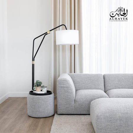 ابجورة ارضية طويلة اسود