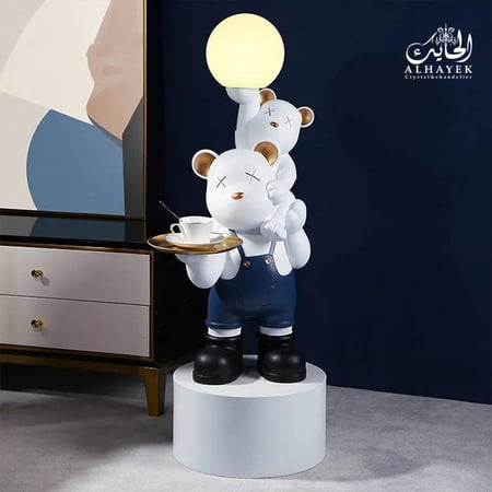 ابجورة ارضية مجسم دب للاطفال