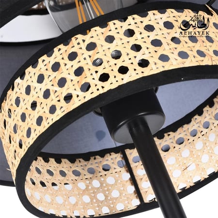 ابجورة أرضية طويلة معدن وخشب