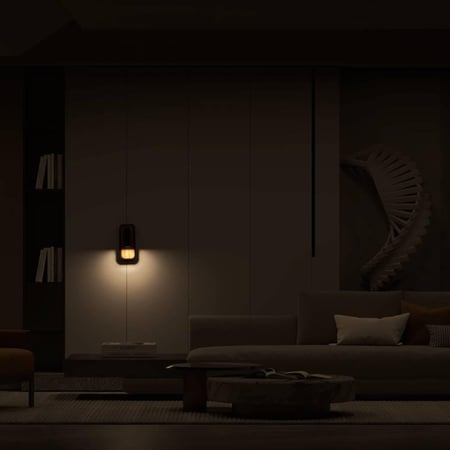 إنارة جدارية خشبية ليد موجهة