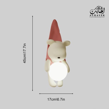 جداري مودرن على شكل دُب لغرفة الاطفال