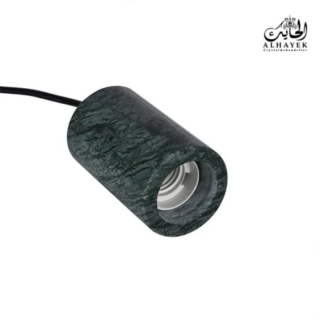 إنارة معلقة داخلية E27 مفردة رخامي أخضر