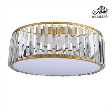 ثريا دائرية لطش كريستال قطر 40 سم